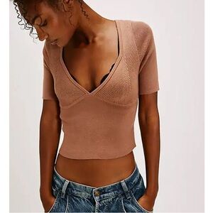 Free People Teagan Short Sleeve Top